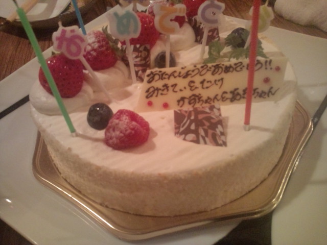 誕生日ケーキ1